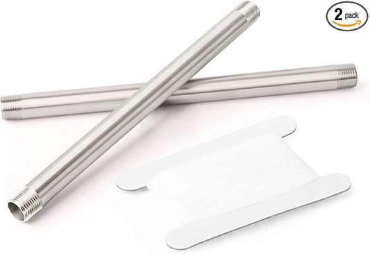 TAISHER 2Pcs Stainless Steel Pipe Fittings by TAISHER