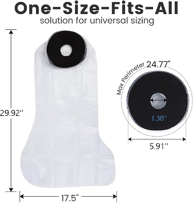 Cast Covers for Shower Leg, Waterproof Cast Cover for Showering, Cast Protector - Image 3