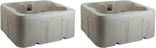 LIFE SMART Spas Rock Solid 4-Person Plug and Play Hot Tub Spa by LIFESMARTGLOBAL