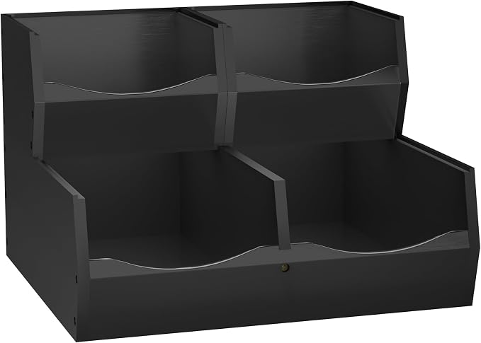 3 Set Bamboo Pantry Organizers and Storage, Open Front Vegetable Fruit - Image 9