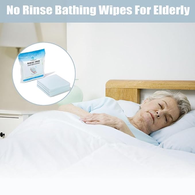 HYGIENJOY-21% Larger, No Rinse Bathing Wipes - Image 5