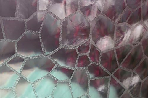 10 Guage Design Clear Shower Curtain Liner, Plastic 3D Water Cube Clear Shower - Image 5