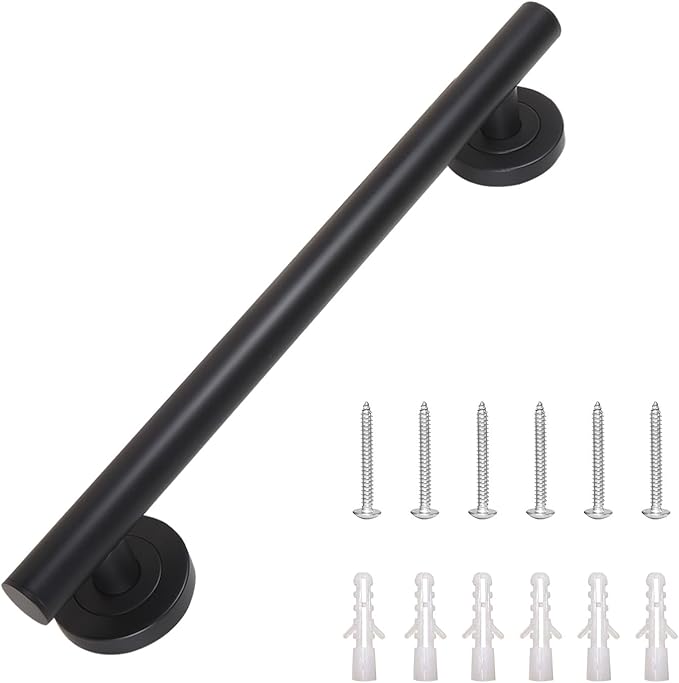 Lava Odoro Shower Grab Bar, Modern Stainless Steel Handicap Grab Bar - Image 3