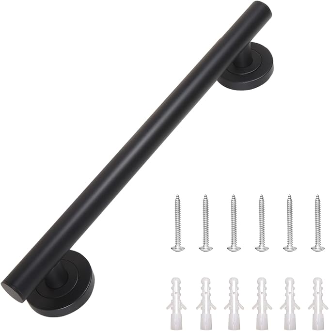 Lava Odoro Shower Grab Bar, Modern Stainless Steel Handicap Grab Bar - Image 4