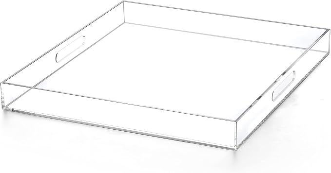 Clear extra large Ottoman Tray by ATOZONE