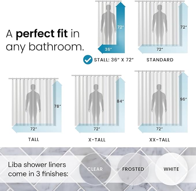 LiBa Bathroom Shower Curtain - Image 2