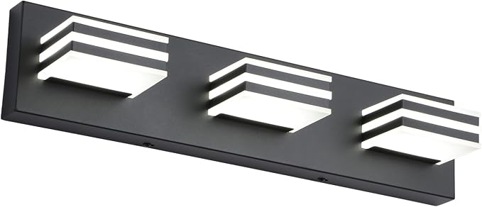 Black Vanity Lights 3 Light Bar Light - Image 2