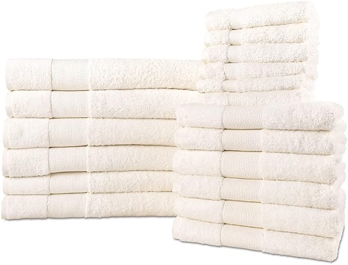 Hencely 18-Piece Bath Towel Set by HENCELY
