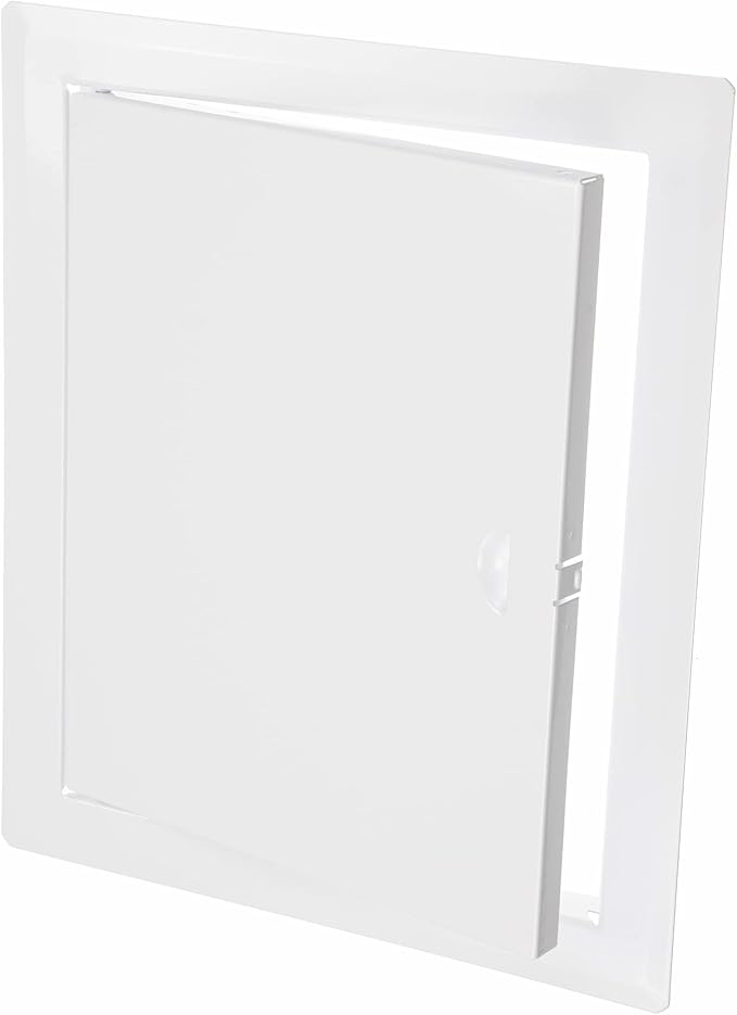 8" x 10" White Metal Access Door. Shaft Door Panel by Unknown