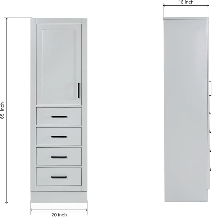 ARIEL Hepburn Bathroom Storage Cabinet - Image 2