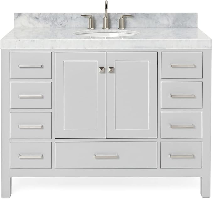 ARIEL Bathroom Vanity 48" Grey by Ariel