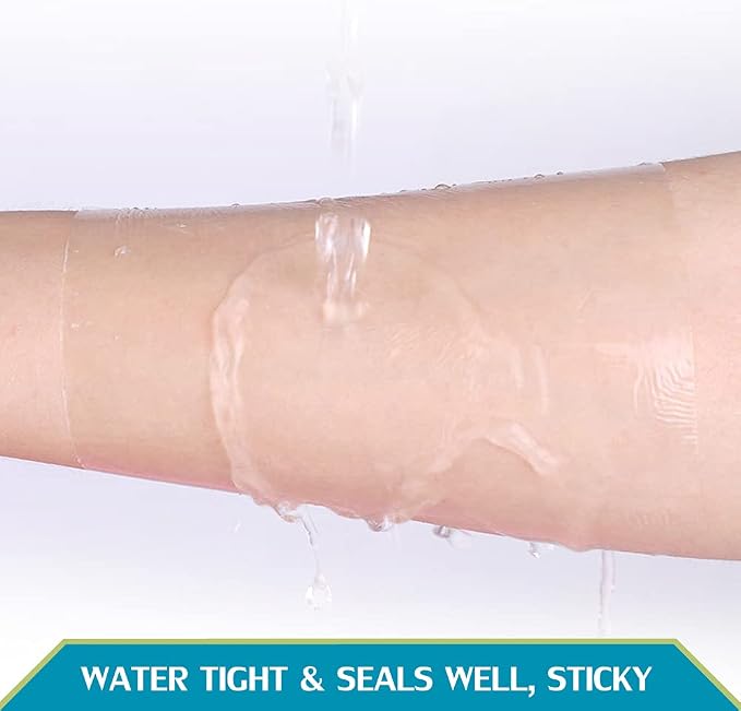 Tattoo Aftercare Bandage 6x6 inch Second Skin Healing Protective Clear Adhesive - Image 3