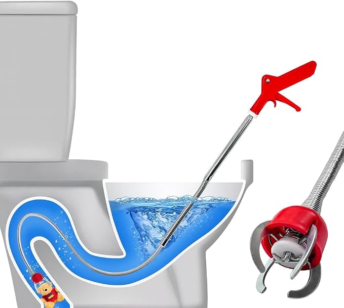 51 Inch Toilet Auger Snake by Unknown
