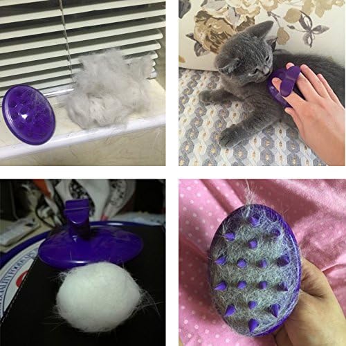 Cat Brush with Soft Rubber Pins, Washable Silicone Pet Brushes - Image 6