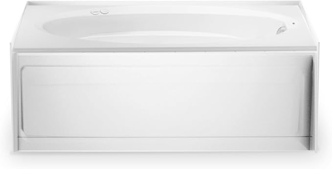 JACUZZI SIGNATURE Acrylic Skirted Soaking Bathtub, Slip Resistant, Right Drain - Image 6