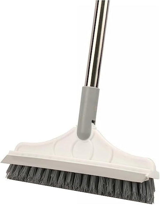 2 in 1 Cleaning Floor Scrub Brush Floor Brush Scrubber New Upgraded 53.5" Long by CHRISEN