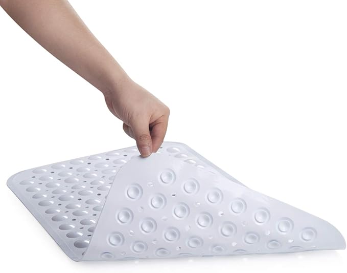 AmazerBath Bath Tub Mat, Medium Size 27.6 x 15 Inches Non-Slip Shower Mats - Image 2
