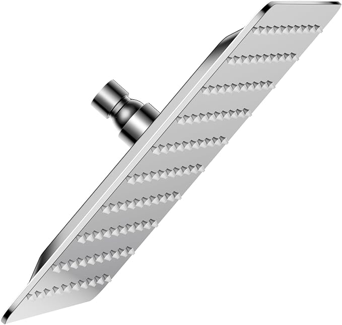 VBFF-Shower Head, rain shower head, 10 inch- Square Shower Head, 1.8 GPM Flow by VBFF
