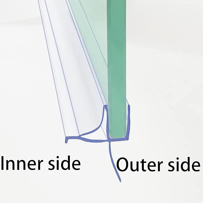 Frameless Shower Door Bottom Seal Shower Sweep - Image 2