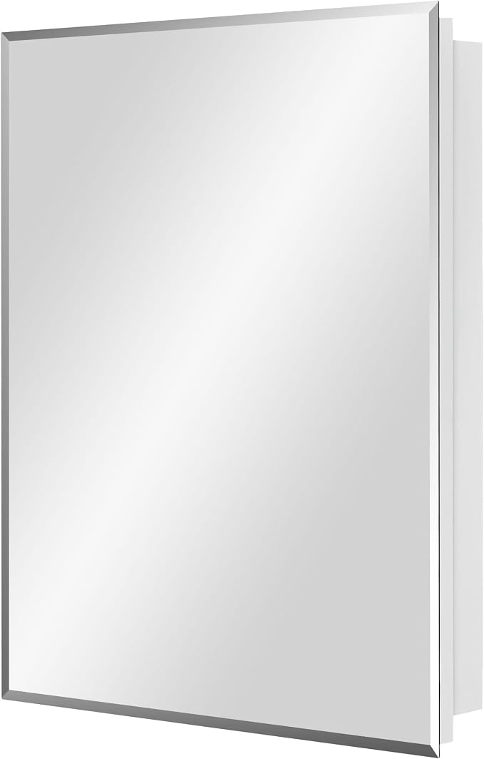 Bathroom Medicine Cabinet with Beveled Edge Mirrored Door 24 x 30 inch - Image 9