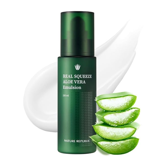 Nature Republic Real squeeze aloe vera Emulsion –Hydrating by NATUREREPUBLIC