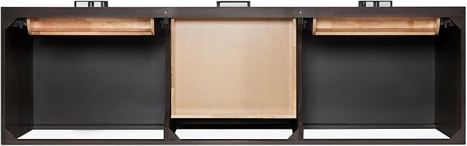 ARIEL Hepburn 72 Inch Double Rectangle Sink Bathroom Vanity - Image 7