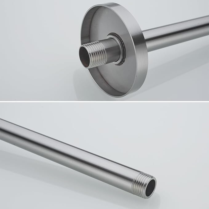 RANDOM Brushed Nickel Shower Arm - Image 8