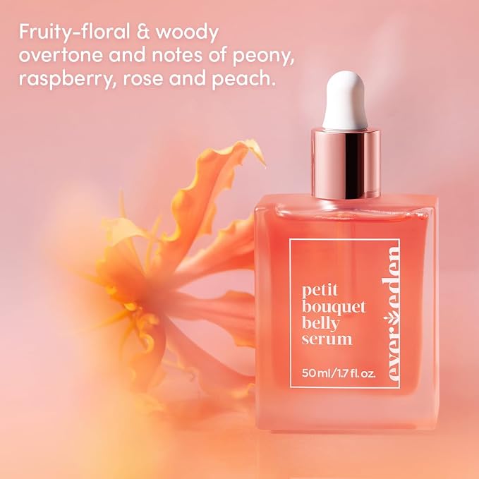 Evereden Petit Bouquet Belly Serum, 1.7 fl oz. | Clean & Vegan Women's Belly Oil - Image 4