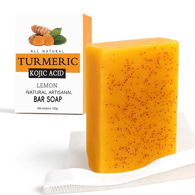Kojic Acid Soap, Turmeric Soap Bar by Unknown