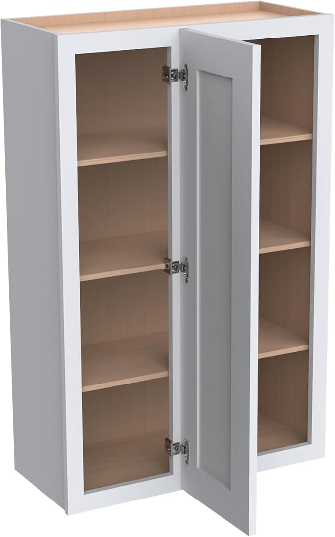 Solid Hardwood Wall Blind Corner Cabinets, Adjustable Shelves, Soft-Close Doors - Image 8