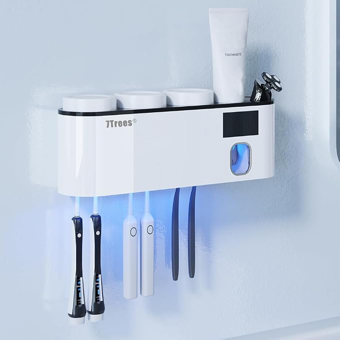 Toothbrush Cleaning Holder, Self Adhesive Toothbrush Holder - Image 4