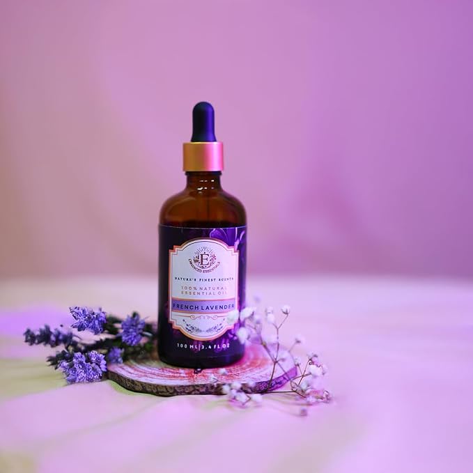 Luxurious French Lavender Essential Oil by Enhanced Essentials|with Glass - Image 5