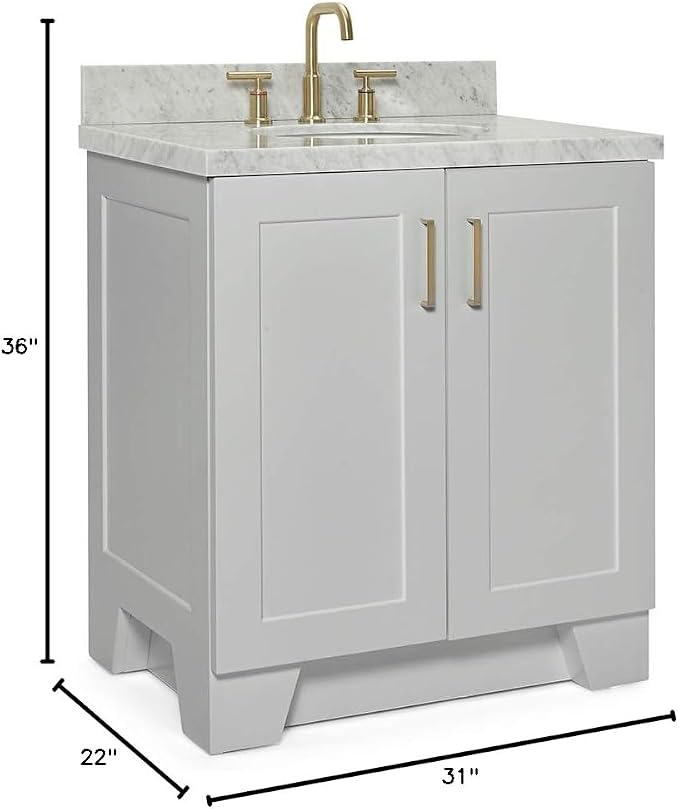 ARIEL Taylor 31 Inch Bathroom Vanity - Image 2