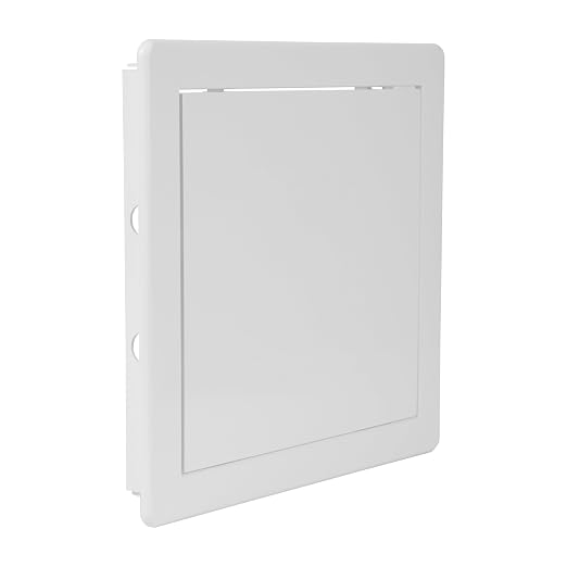 Repa Market 8 x 8 Access Panel for Drywall and Ceiling – White ABS Plastic Door by RepaMarket