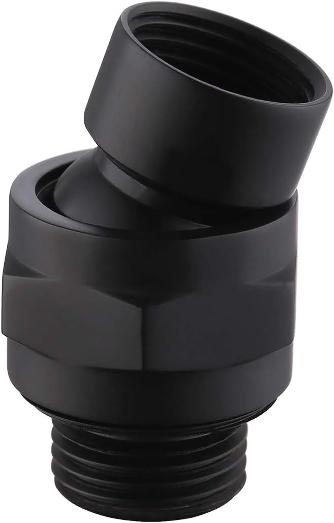 KES Shower Head Swivel Ball Joint Shower Connector Adapter Brass Adjustable by KES