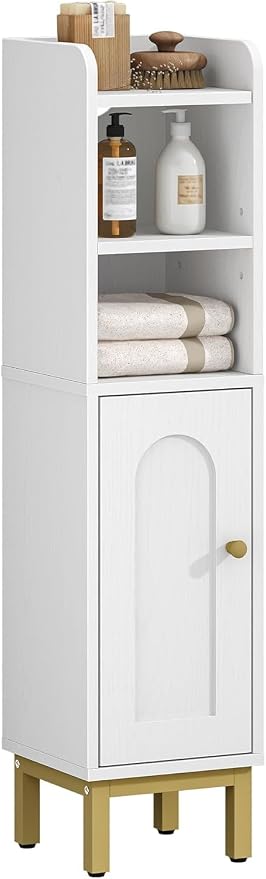 Bathroom Storage Cabinet, Small Corner Floor Cabinet - Image 9