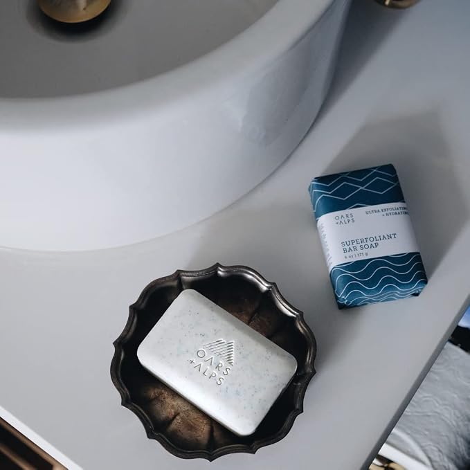 Oars + Alps Eucalyptus Superfoliant Exfoliating Bar Soap - Image 7