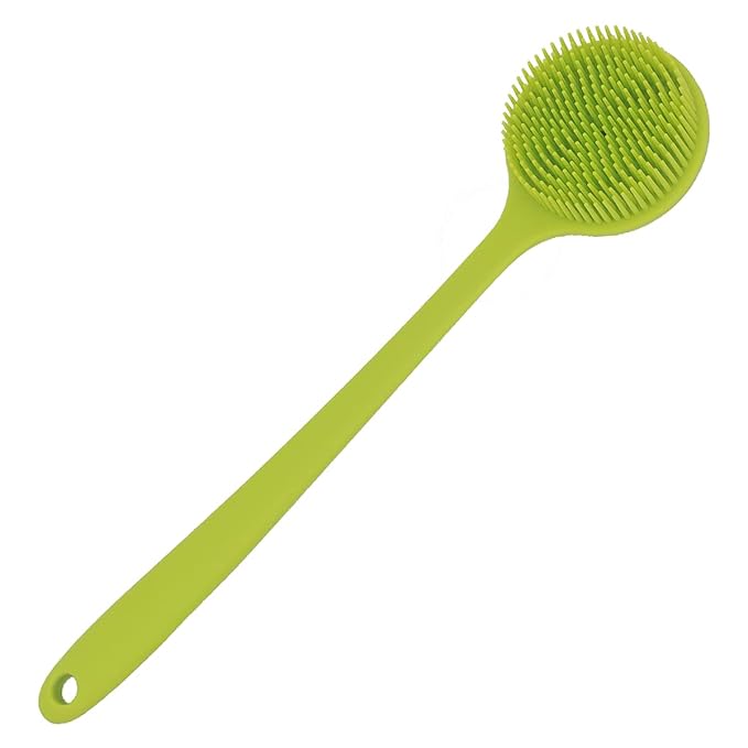 DNC Silicone Back Scrubber for Shower Soft Bath Body Brush by LetsLiveBetter