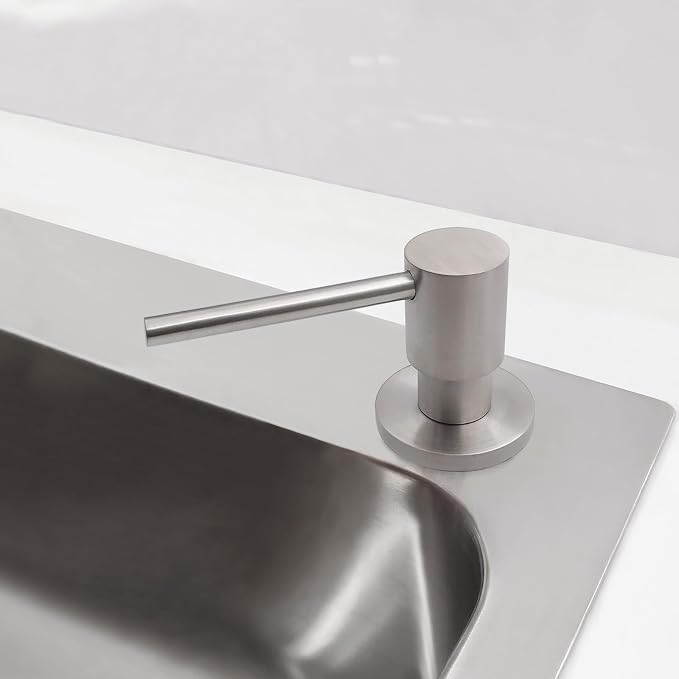 Deck Mounted Brass Kitchen Sink Soap Dispenser or Lotion Dispenser - Image 3