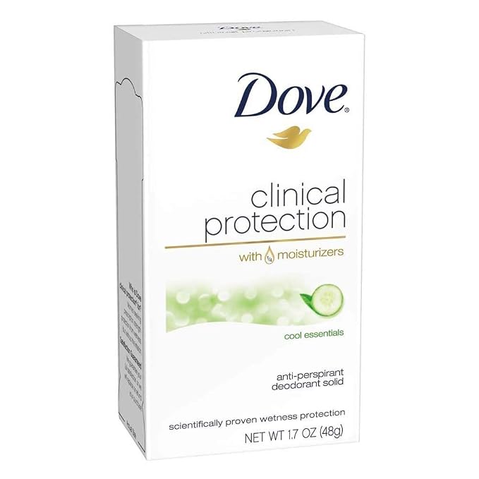 Dove Deodorant for Women, Clinical Protection Antiperspirant, Cool Essentials by Dove