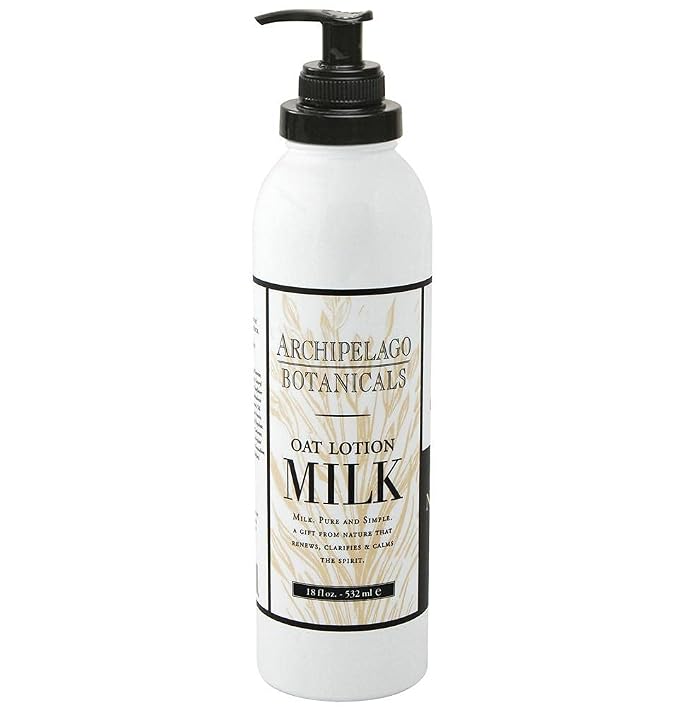 Archipelago Botanicals Oat Milk Lotion, Nurturing and Soothing Daily Moisturizer by Archipelago
