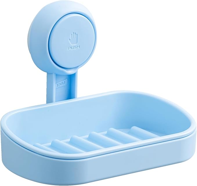TAILI Soap Dish Bar Holder Suction Cup, Soap Saver by TAILI