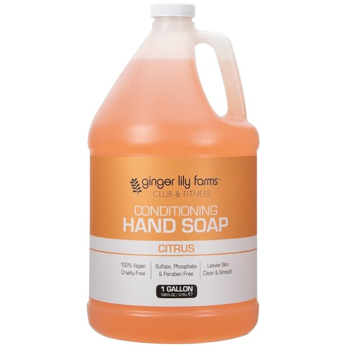 Ginger Lily Farms Club & Fitness Conditioning Liquid Hand Soap Refill, 100% by GingerLilyFarms