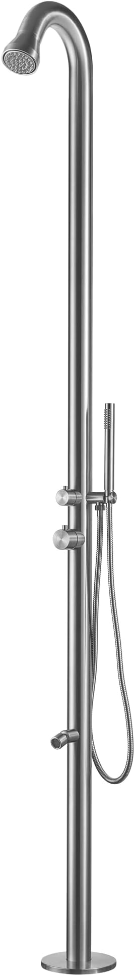 HEATGENE Outdoor Shower System, Showerhead, Wand Hand Shower, Foot Spout Rinse by HEATGENE