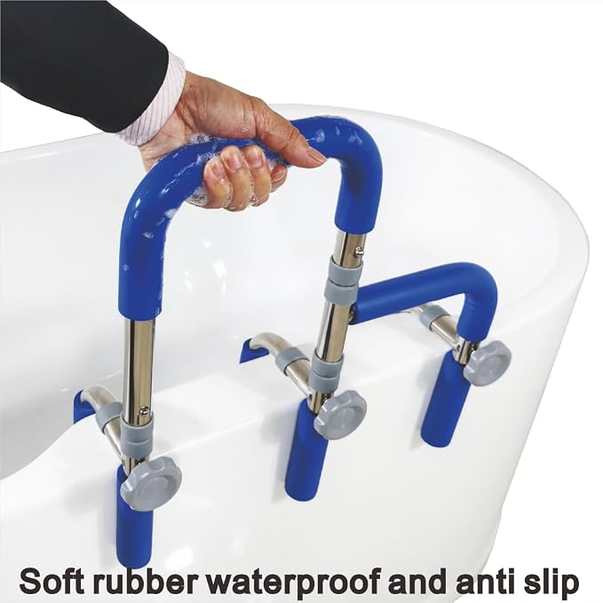 304 Stainless Steel Grab Bars for Bathtubs and Showers, Adjustable Bathtub - Image 5