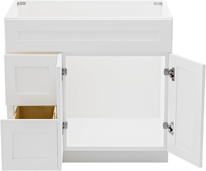 KitchenMan Bathroom Vanity 36 Inch Unassembled Sink Cabinet - Image 7