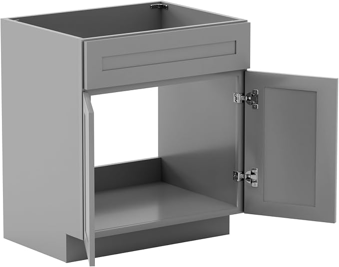 KitchenMan 30 Inch Bathroom Vanity Without Sink and Top Unassembled Bathroom - Image 9
