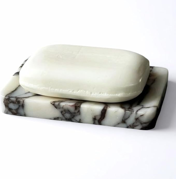Real Marble Soap Dish by EXCHUES