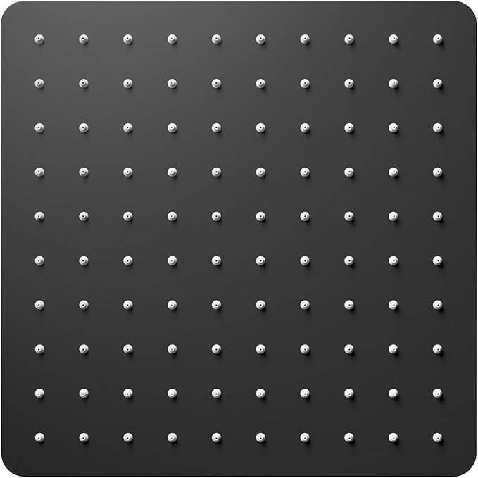VBFF-Shower Head, rain shower head, 10 inch- Square Shower Head, 1.8 GPM Flow - Image 5