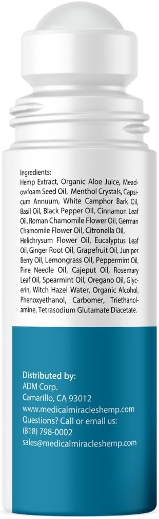 Medical Miracles New Hemp Oil Roll On - Image 2